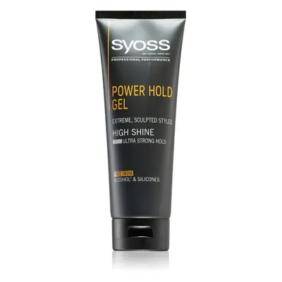 Syoss Men Power Hold formázó gél extra erős fixáló hatású 250 ml