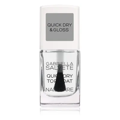 Gabriella Salvete Nail Care Quick Dry & Gloss gyorsan száradó fedőlakk 11 ml