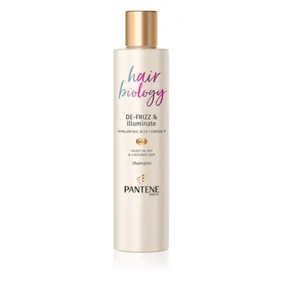 Pantene Hair Biology De-Frizz & Illuminate sampon száraz és festett hajra 250 ml