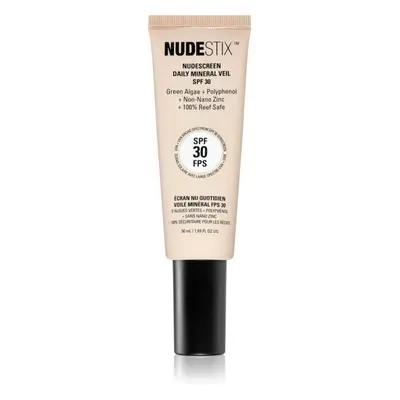 Nudestix Nudescreen Daily Mineral Veil SPF 30 ápoló nappali krém SPF 30 árnyalat Warm 50 ml