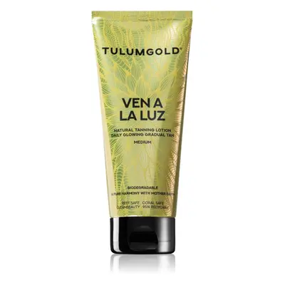 Tannymaxx Tulumgold Ven A La Luz Natural Tanning Lotion Medium napozó krém szoláriumba 200 ml