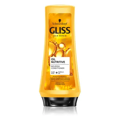 Schwarzkopf Gliss Oil Nutritive tápláló kondícionáló olajjal 200 ml