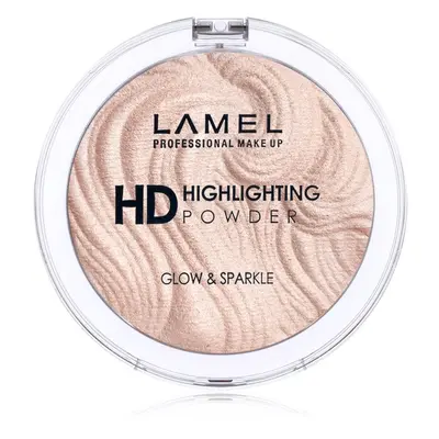 LAMEL Insta Glow and Sparkle kompakt púderes élénkítő arcra árnyalat 402 12 g