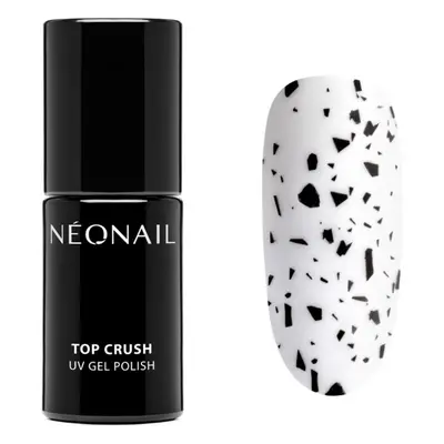 NEONAIL Top Crush fedőlakk UV/LED-es lámpákhoz árnyalat Black Gloss 7,2 ml