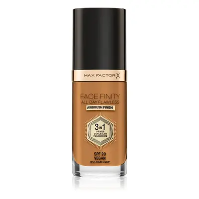 Max Factor Facefinity All Day Flawless tartós alapozó SPF 20 árnyalat W95 Hazelnut 30 ml