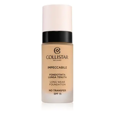 Collistar Impeccabile Long Wear Foundation tartós alapozó SPF 15 3N Natural 30 ml