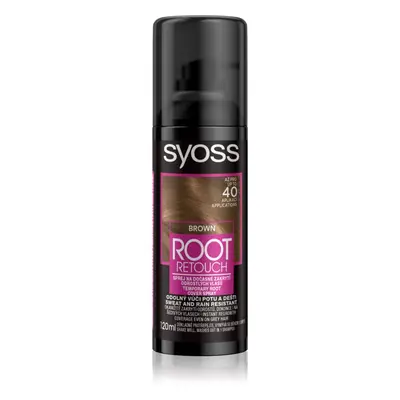 Syoss Root Retoucher tonizáló festék a lenőtt hajra spray -ben árnyalat Brown 120 ml