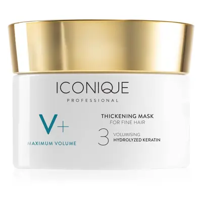 ICONIQUE Professional V+ Maximum volume Thickening mask intenzív pakolás a vékony szálú haj dúss