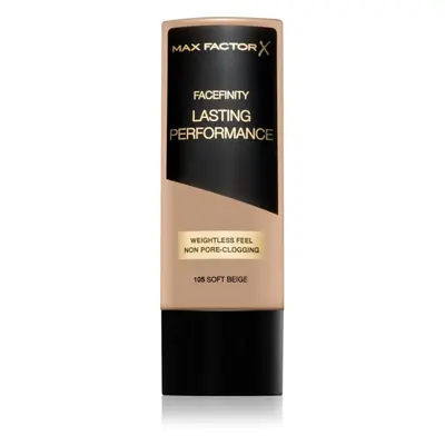 Max Factor Lasting Performance tartós folyékony alapozó árnyalat 105 Soft Beige 35 ml