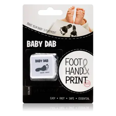 Baby Dab Foot & Hand Print Grey baba-ujjlenyomatfesték 1 db