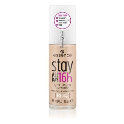 Essence Stay ALL DAY 16h vízálló make-up árnyalat 10 Soft Beige 30 ml