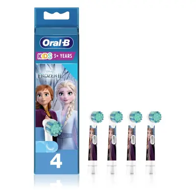 Oral B Kids 3+ Frozen csere fejek a fogkeféhez extra soft gyermekeknek 4 db