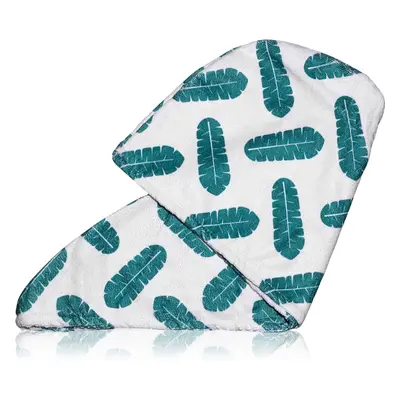 Coco & Eve Microfibre Hair Towel Wrap törölköző hajra 1.0 Leaf Print