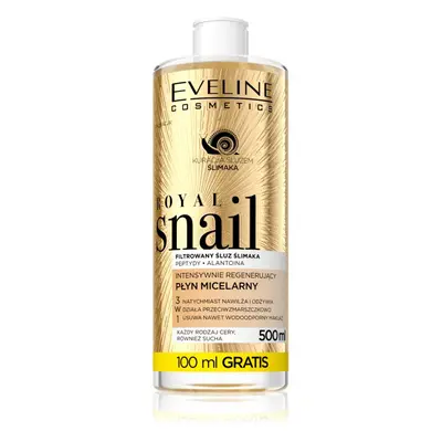 Eveline Cosmetics Royal Snail micellás víz regeneráló hatással 500 ml