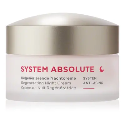 ANNEMARIE BÖRLIND SYSTEM ABSOLUTE regeneráló éjszakai krém az öregedés jelei ellen 50 ml