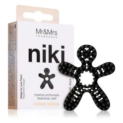 Mr & Mrs Fragrance Niki Cedar Wood illat autóba utántöltő 1 db