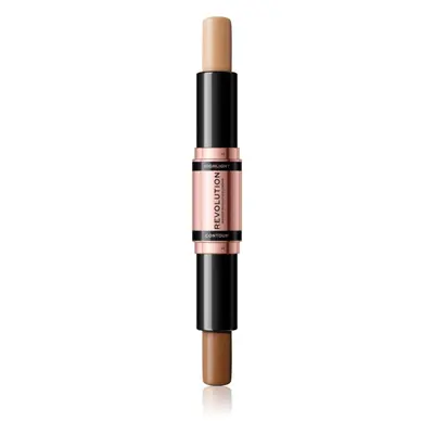 Makeup Revolution Fast Base dupla végű kontur ceruza árnyalat Medium 2x4,3 g