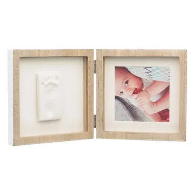 Baby Art Square Frame baba kéz- és láblenyomat-készítő szett Wooden 1 db