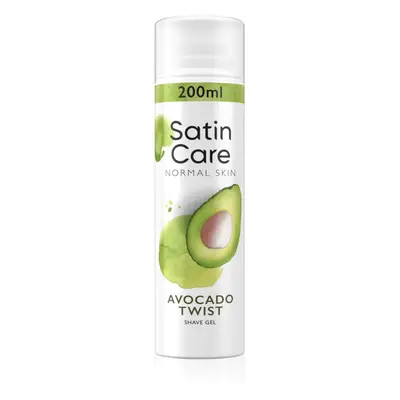 Gillette Satin Care Avocado Twist borotválkozási gél hölgyeknek 200 ml