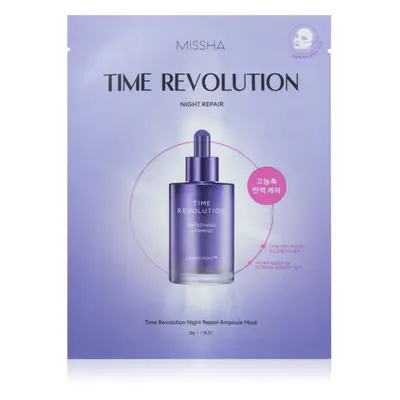 Missha Time Revolution Night Repair Ampoule ráncok elleni gézmaszk 30 g