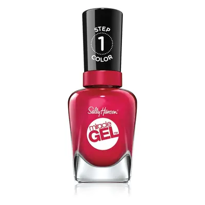 Sally Hansen Miracle Gel™ géles körömlakk UV/LED lámpa használata nélkül árnyalat 469 Bordeaux G