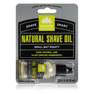 Pacific Shaving Natural Shaving Oil borotválkozási olaj 15 ml