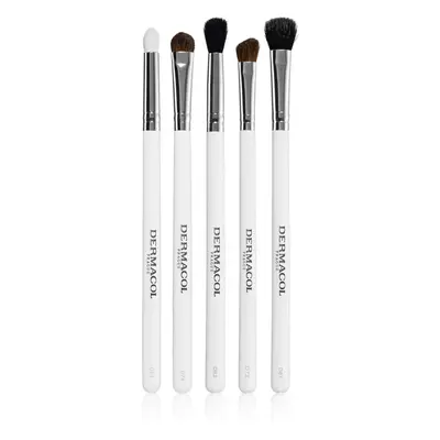 Dermacol Accessories Master Brush by PetraLovelyHair ecset szett a szemhéjfestékekre Silver 5 db