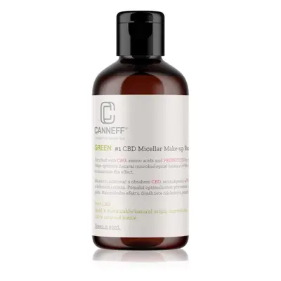 Canneff Green CBD Micellar Make-up Remover tisztító és lemosó micellás víz 200 ml