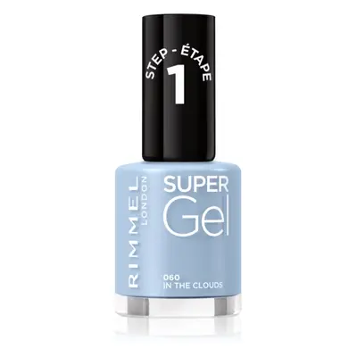 Rimmel Super Gel géles körömlakk UV/LED lámpa használata nélkül árnyalat 060 In The Clouds 12 ml