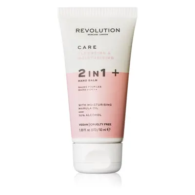 Revolution Skincare Hand Care Sanitiser and Moisture Balm kéztisztító gél hidratáló hatással 50 