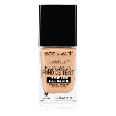 Wet n Wild Photo Focus mattító folyékony alapozó árnyalat Classic Beige 30 ml