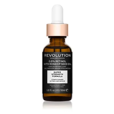 Revolution Skincare Retinol 0.5% With Rosehip Seed Oil Ránctalanító és hidratáló szérum 30 ml