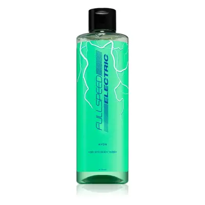 Avon Full Speed Electric parfümös tusfürdő 2 az 1-ben uraknak 250 ml