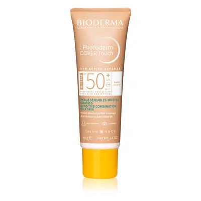 Bioderma Photoderm Cover Touch Magas fedésű alapozó SPF 50+ árnyalat Golden 40 g