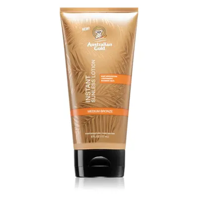 Australian Gold Instant Sunless önbarnító tej Medium Bronze 177 ml