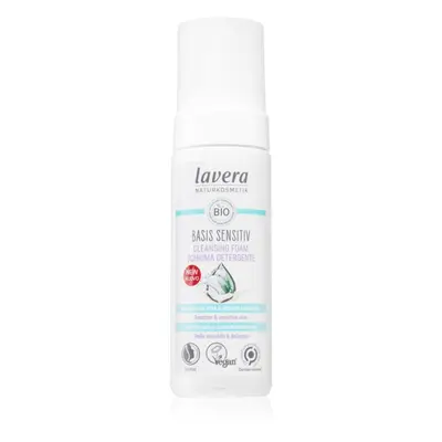 Lavera Basis Sensitiv finoman tisztító hab az érzékeny arcbőrre 150 ml