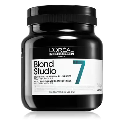 L’Oréal Professionnel Blond Studio Platinium Plus élénkítő krém a természetes vagy a festett haj