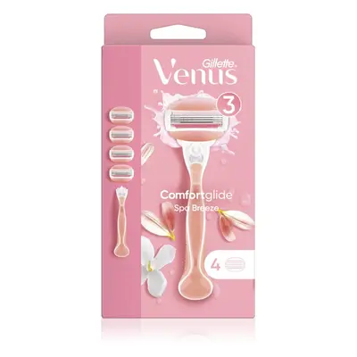 Gillette Venus ComfortGlide Spa Breeze Női borotva + cserepenge 4 db