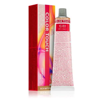 Wella Professionals Color Touch Rich Naturals hajfesték árnyalat 10/81 60 ml