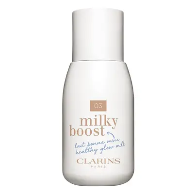 Clarins Milky Boost színező tej egységesíti a bőrszín tónusait árnyalat 03 Milky Cashew 50 ml