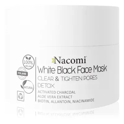 Nacomi White & Black tisztító arcmaszk 50 ml