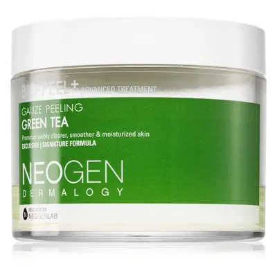 Neogen Dermalogy Bio-Peel+ Gauze Peeling Green Tea arctisztító peeling párnácskát élénk és hidra