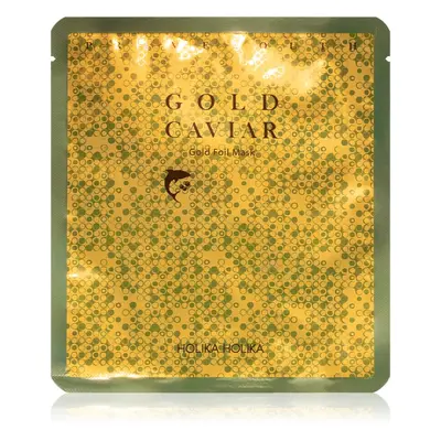 Holika Holika Prime Youth Gold Caviar ka dezoviár hidratáló maszk aranytartalommal 25 g