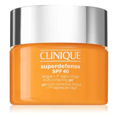 Clinique Superdefense™ SPF 40 Fatigue + 1st Signs of Age Multi Correcting Gel hidratáló gél a bő