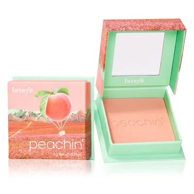 Benefit Peachin' WANDERful World púderes arcpír árnyalat Golden peach 6 g