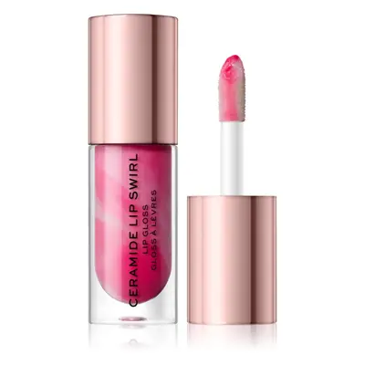 Makeup Revolution Ceramide Swirl hidratáló ajakfény árnyalat Sweet Soft Pink 4,5 ml