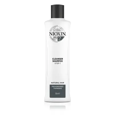 Nioxin System 2 Cleanser Shampoo tisztító sampon vékonyszálú és normál hajra 300 ml