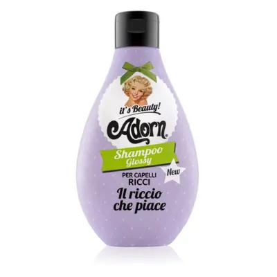 Adorn Glossy Shampoo sampon hullámos és göndör hajra a hullámos és göndör haj fényéért Shampoo G