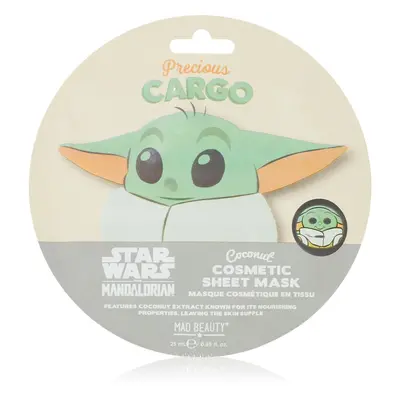 Mad Beauty Star Wars Grogu arcmaszk bőrpuhító hatással 25 ml