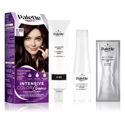 Schwarzkopf Palette Intensive Color Creme tartós hajfesték árnyalat 4-89 RFE3 Intensive Aubergin